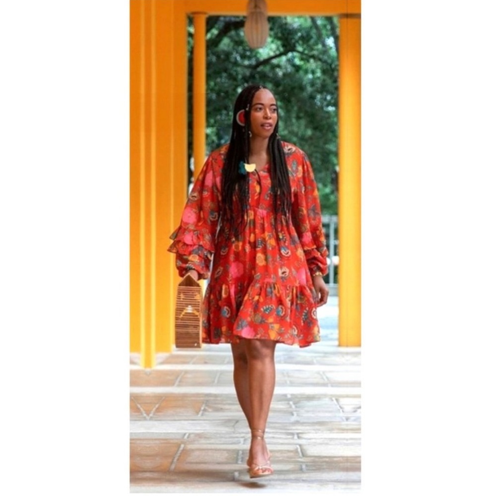 ANTHROPOLOGIE X FARM RIO Jordyn Mini Dress